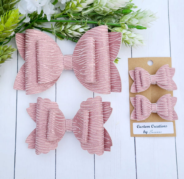 Pink Wave Bows