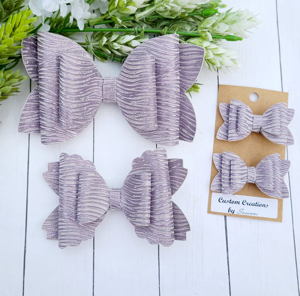 Lavender Wave Bows