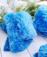 Blue Fuzzy Bows