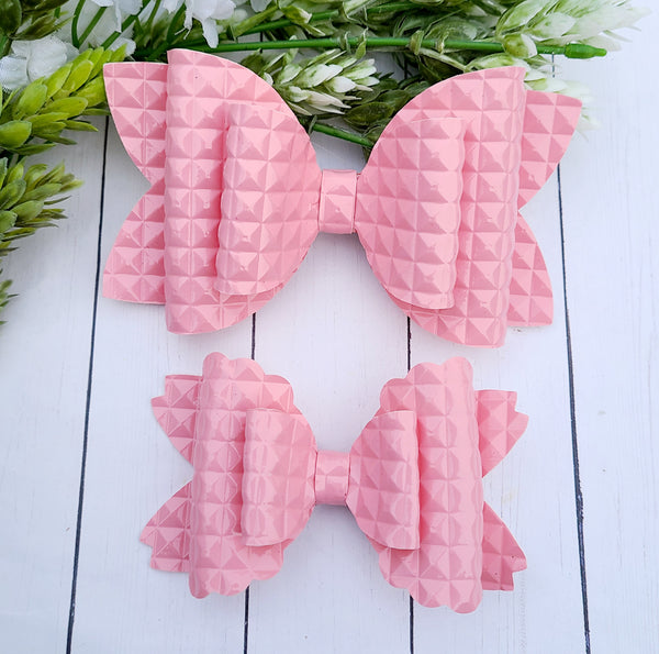 Light Pink Pyramid Bows