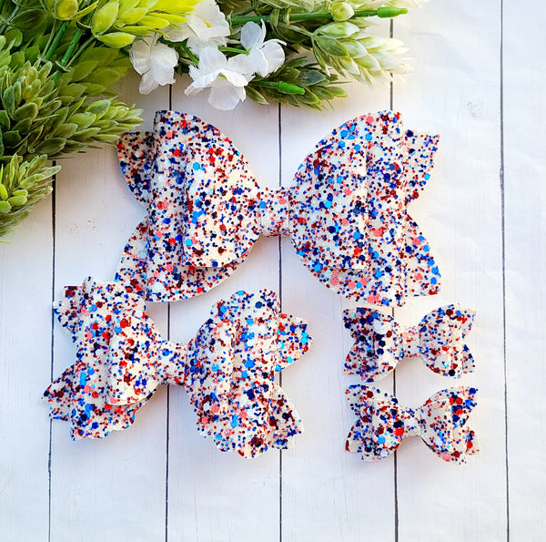 4th Glitter Bows