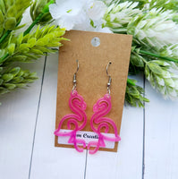 Flamingo Acrylic Earrings