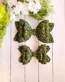 Green&Black Glow Bows