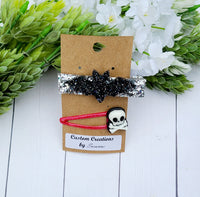Bat & Skull Clip