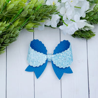 Blue Loop Bow