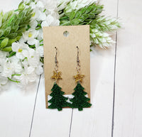 Tree w/ Star Earrings