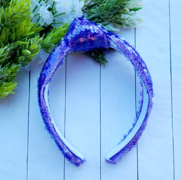 Purple Sequin Headband