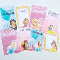 Princess Sticker Valentine Card