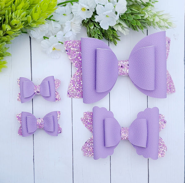 Solid Purple Bows