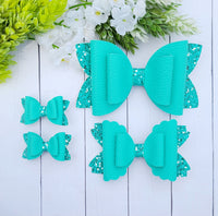 Solid Mint Bows