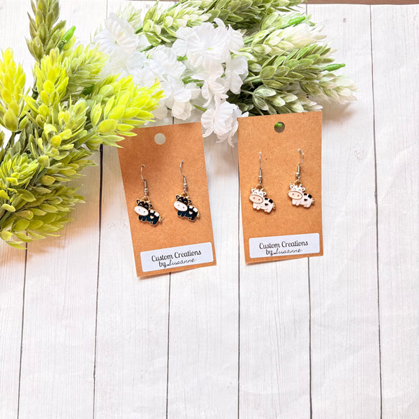 Cow Earrings