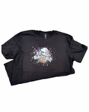 Paint Splatter FG Eagles Football W/ Helmet