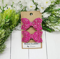 Hot Pink Pigtail Set