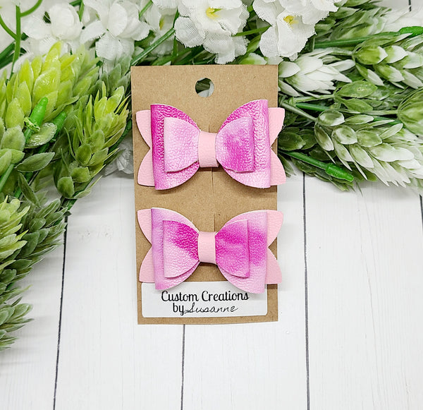 Pink Cloud Pigtail Set