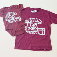 Maroon Football Helmet