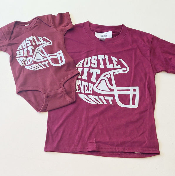 Maroon Football Helmet