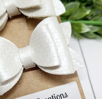 Pale Silver Pigtail Set