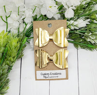 Shiny Gold Pigtail Set