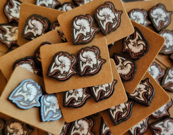 Bison Stud Earrings