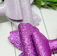 Purple Textured Bows