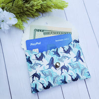 Shark Week -- Card Purse