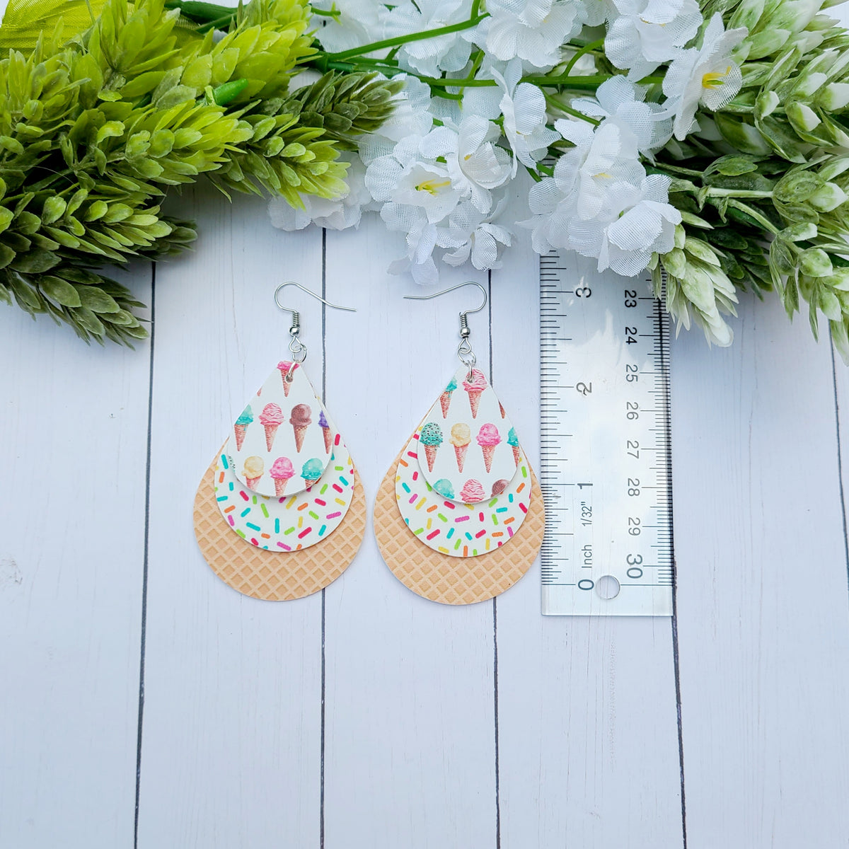 Ice Cream Cone & Sprinkles – Custom Creations by Susanne