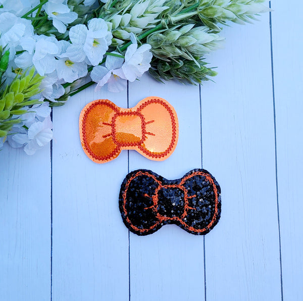 Orange & Black Snappie Set