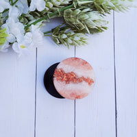 Rose Gold Phone Grips / Badge Reel