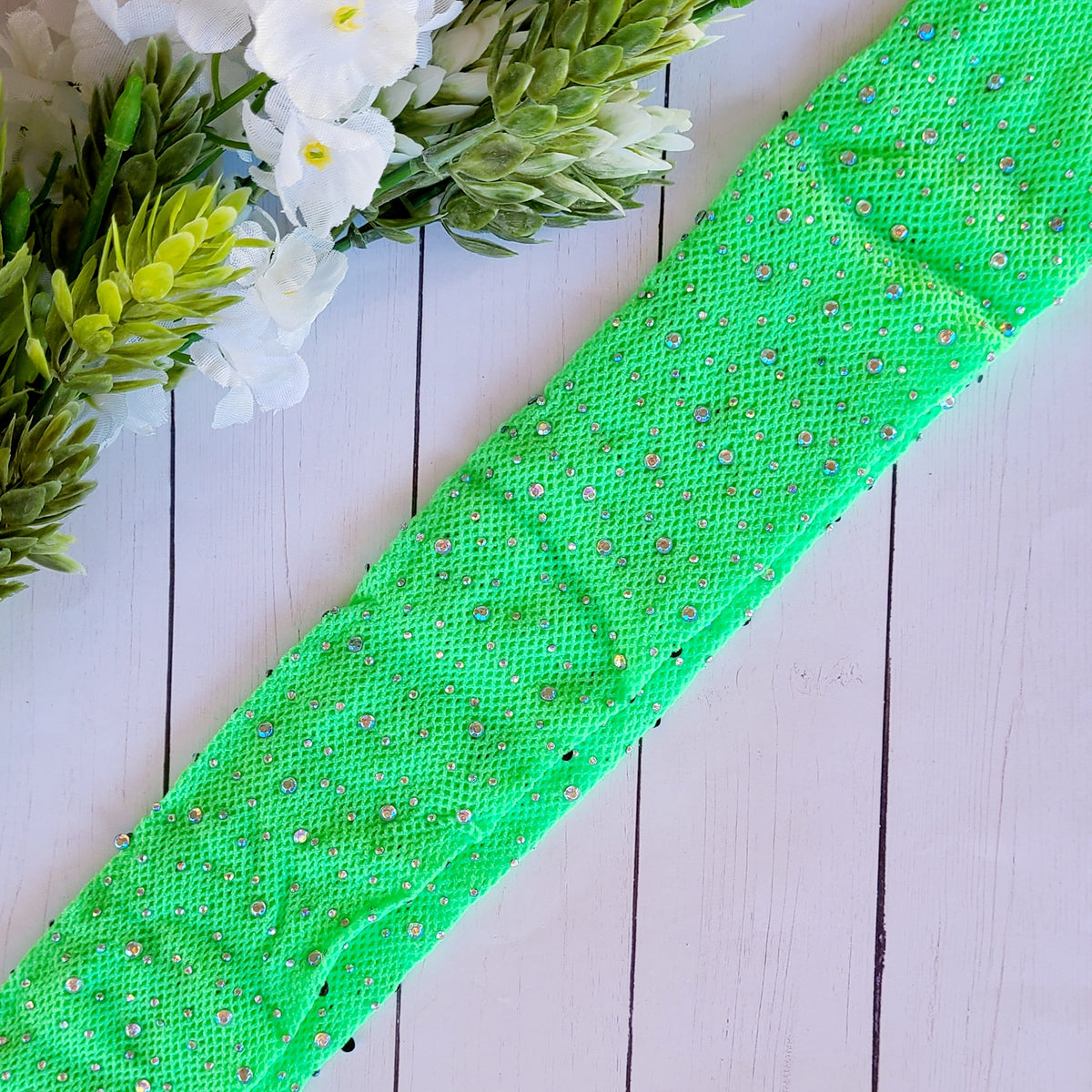 Green Bling Tights – Custom Creations by Susanne
