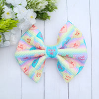 Convo Heart Fabric Bow