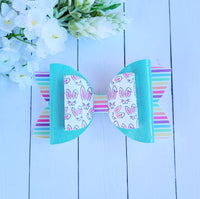 Bunny Stripe Big Bow
