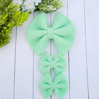 Mint Green Fabric Bow