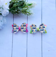 Rainbow Baby Pigtail Set