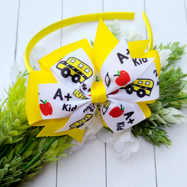 Yellow School Headband