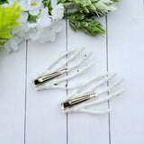 Skeleton Hair Clip Set