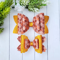 Fall Donut Bows