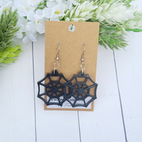 Spider Web Resin Earrings