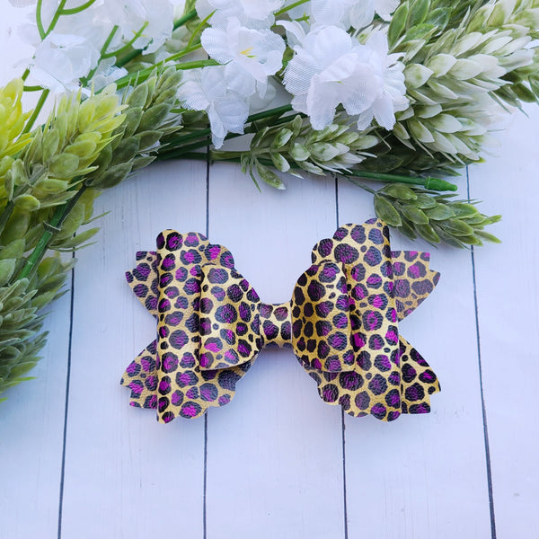 Purple Cheetah Scallop – Custom Creations by Susanne