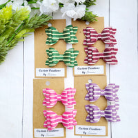 Striped Pigtail Sets