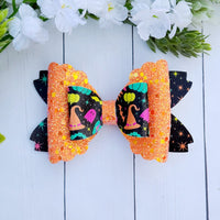 Neon Halloween Scallop