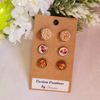 Fall Floral Earring Set