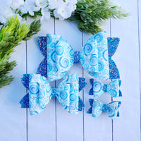 Snowflake Swirl Bows