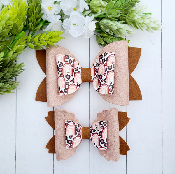 Boho Rainbow Bows
