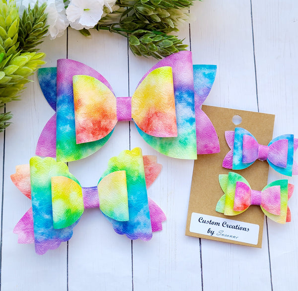 Rainbow Cloud Bows