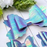Purple Iridescent Bows