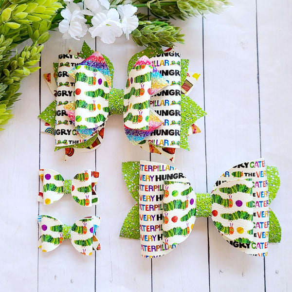 Hungry Caterpillar Bows