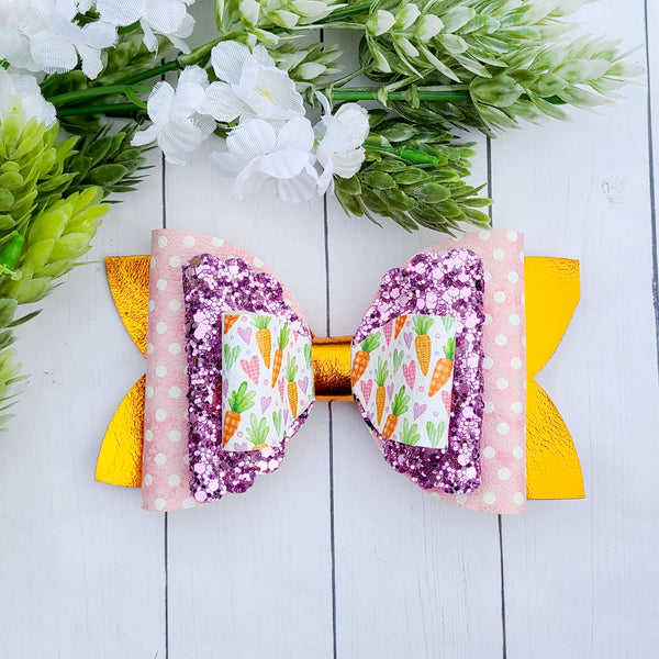 4 Layer Carrot Bow