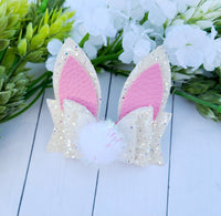 Bunny Bow w/ Pom