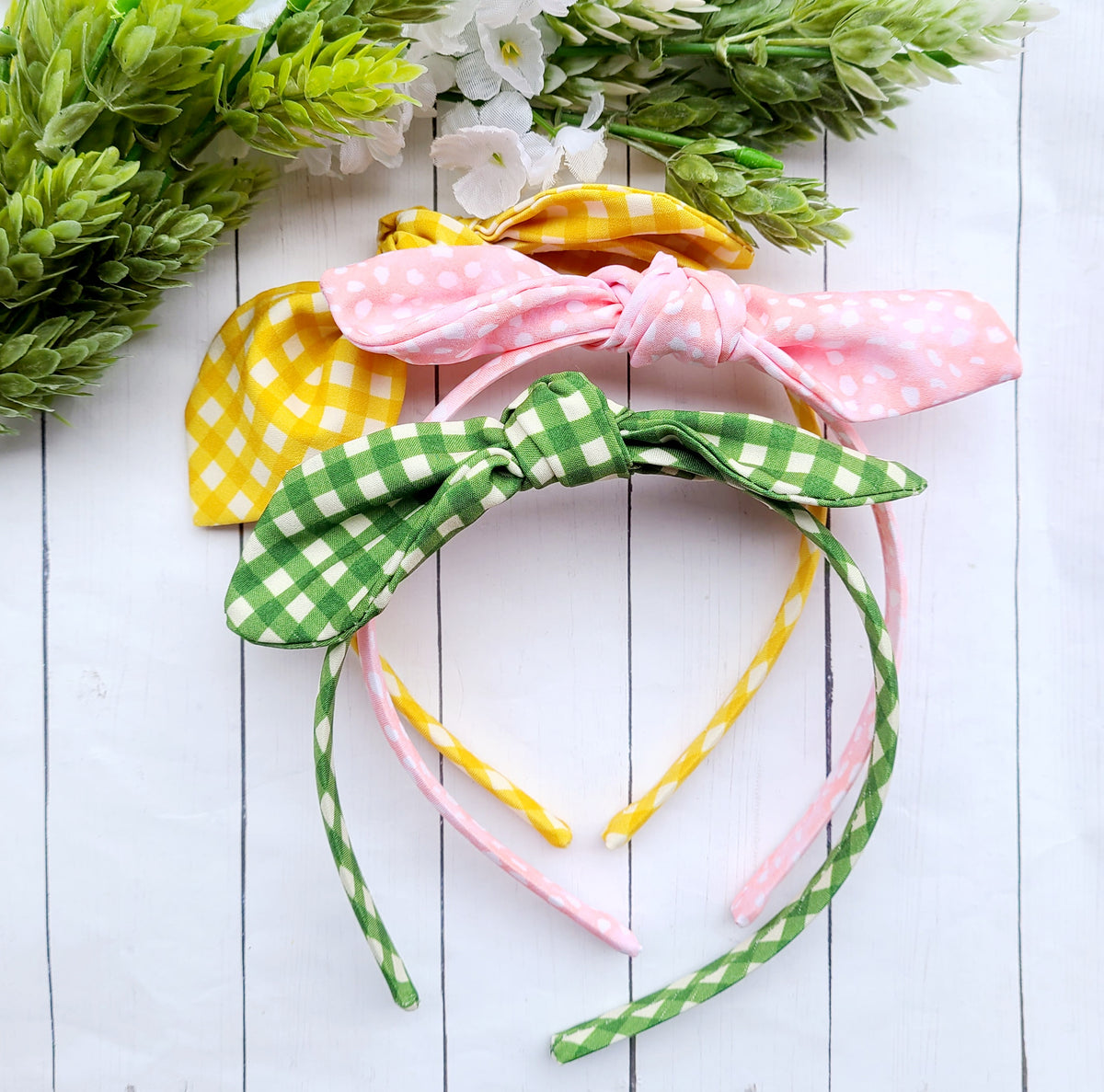 Gingham Headbands – Custom Creations by Susanne