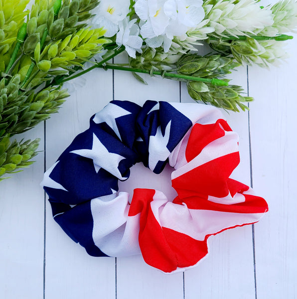 Flag Scrunchie